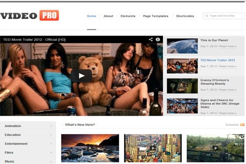 Top 10 best video themes for WordPress (July 2014)