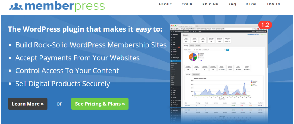 WordPress membership plugin - Member Press