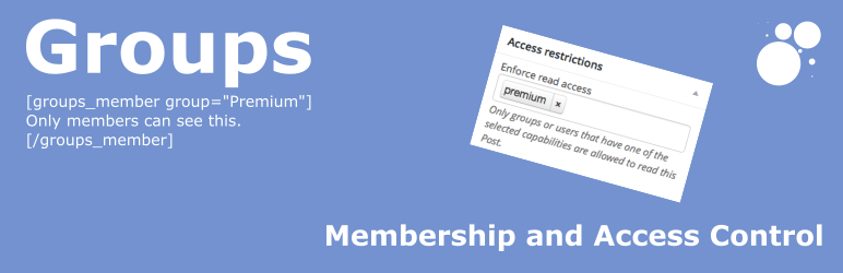 WordPress membership plugin - Groups