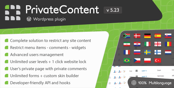 WordPress membership plugin - PrivateContent