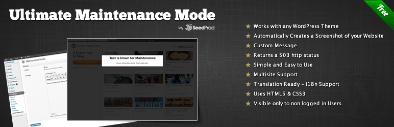 WordPress Maintenance mode