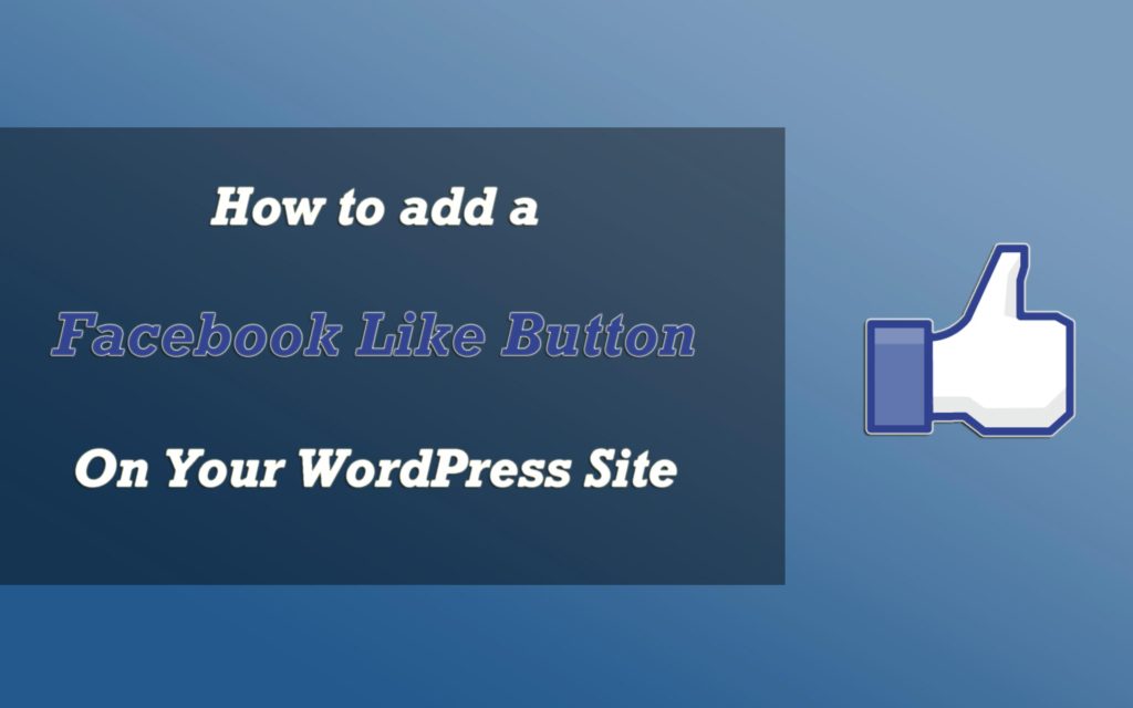 Facebook like WordPress