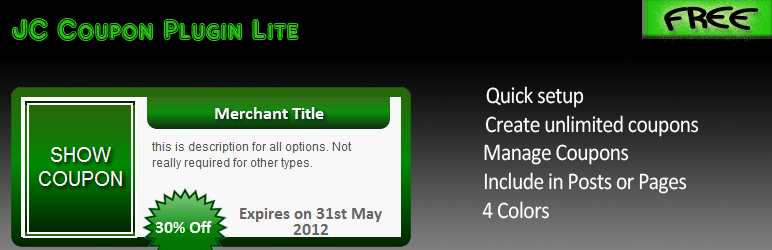 WordPress Coupon plugin