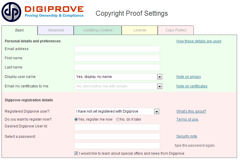 copyright notice plugin