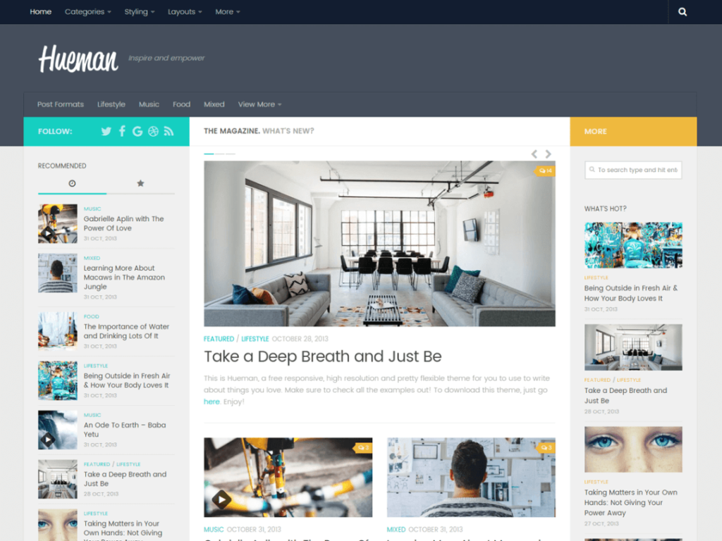 WordPress Blog Theme