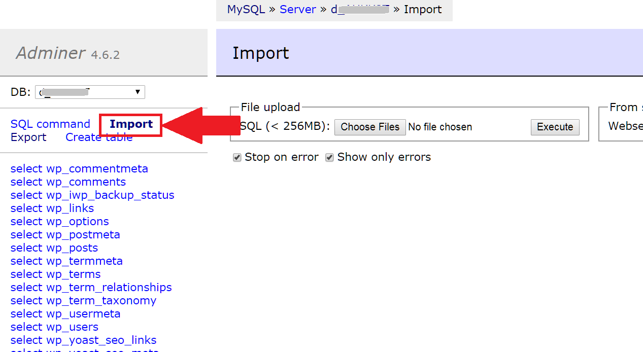 Error Establishing a Database Connection