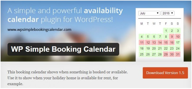 WP Simple Booking Calendar