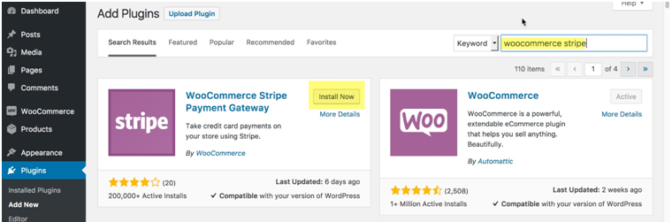Woocommerce Stripe