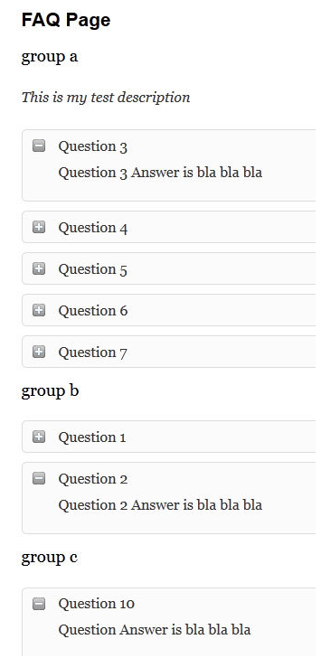 WordPress FAQ Plugin
