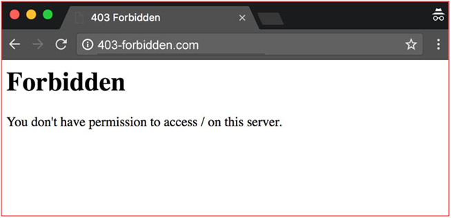 Error 403