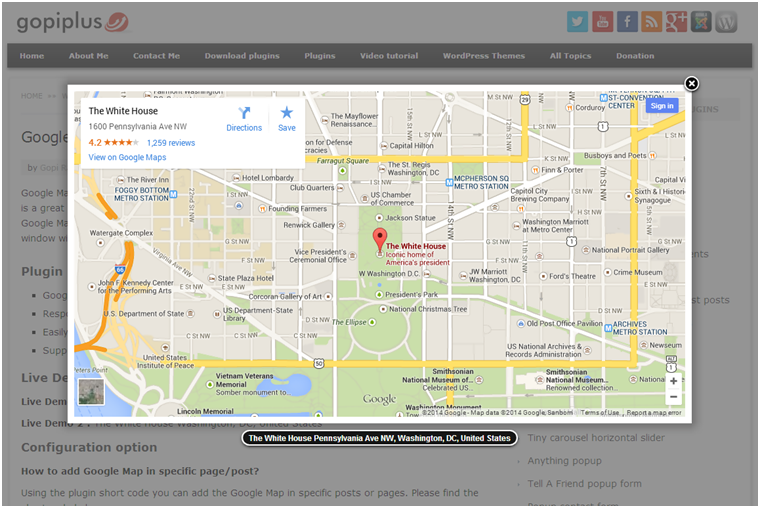Google Map With FancyBox PopUp