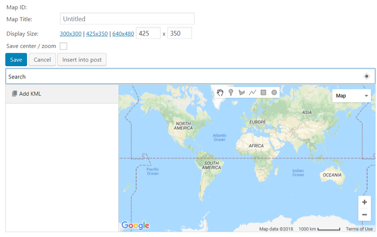 WordPress Map plugins: MapPress