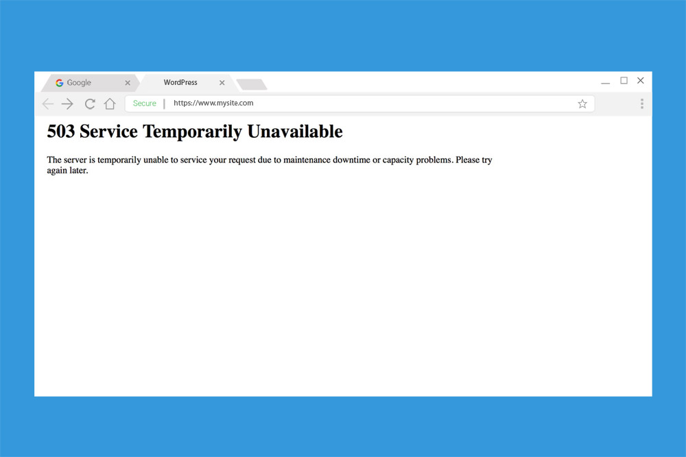 High amount of 503 Service Temporarily Unavailable errors - API