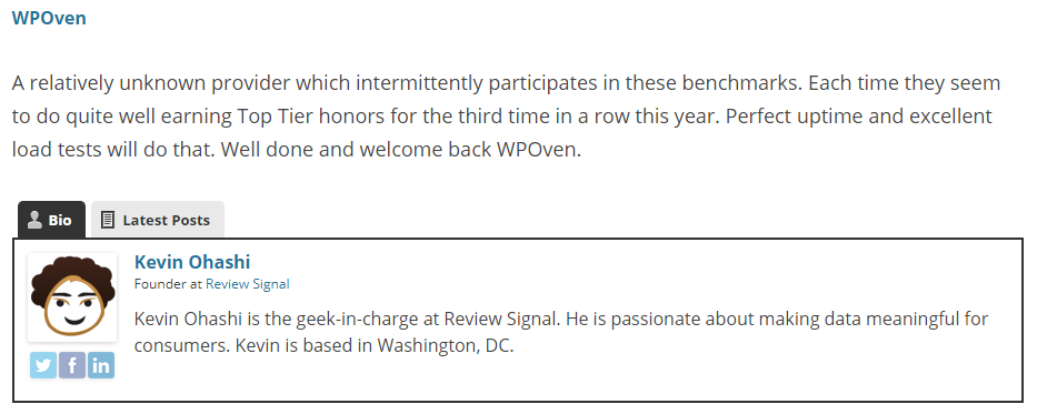 101200969 1304287216427669 5893752503815634944 n WPOven Gains a Top Spot in WP Hosting Performance (2020) By Review Signal
