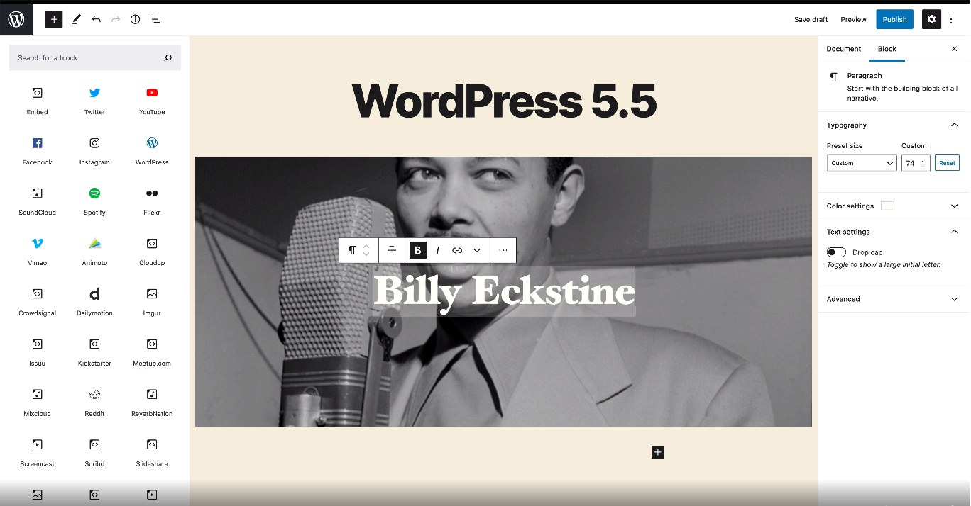 Wordpress 5.5