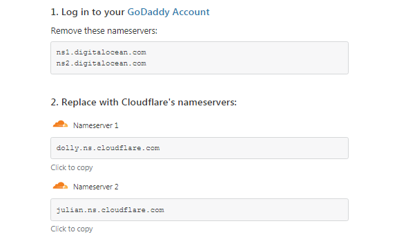 Cloudflare NameServers