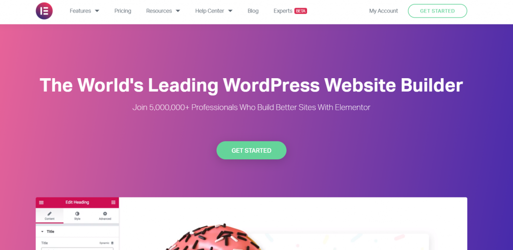 elementor WordPress landing page plugin