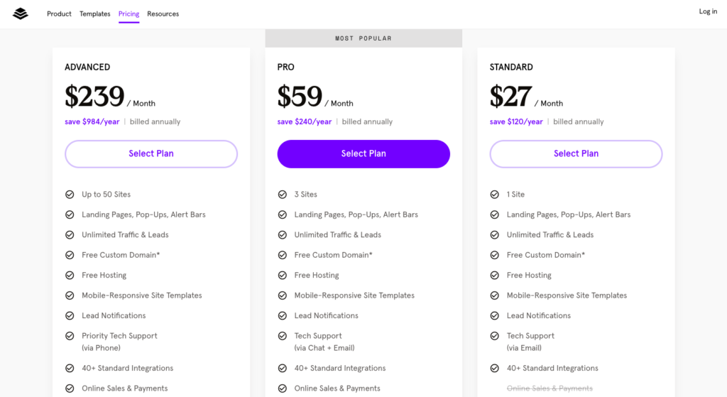 pricing leadspage wordpress landing page plugin