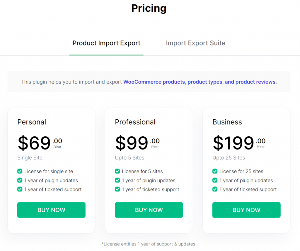 Product Import Export for Woocommerce Pricing