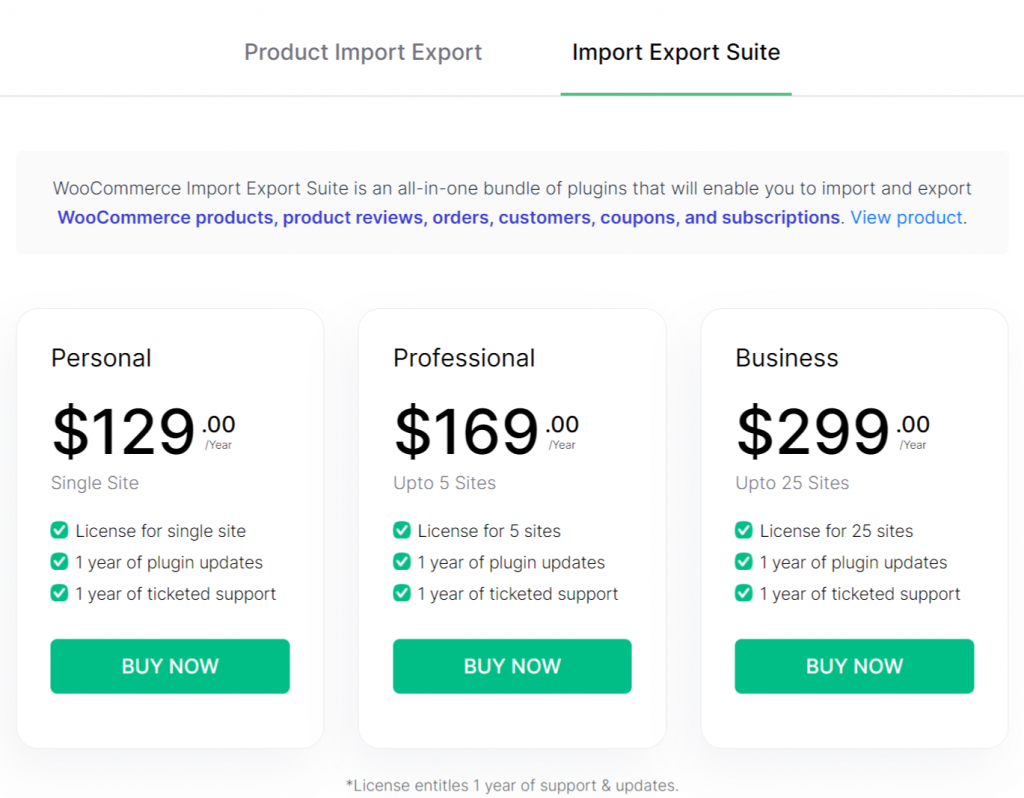 Product Import Export for Woocommerce Pricing
