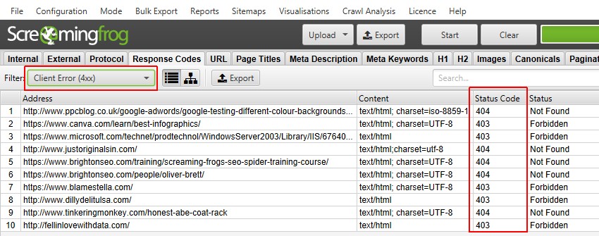 find broken links excel