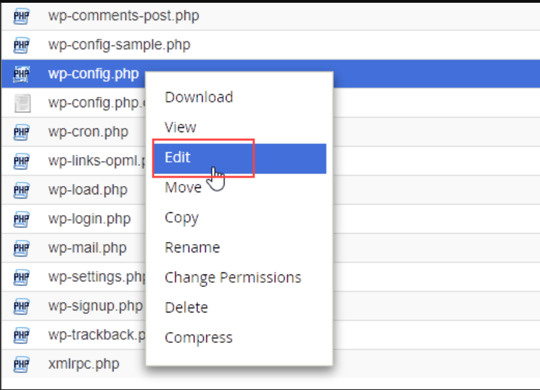 Configuration php