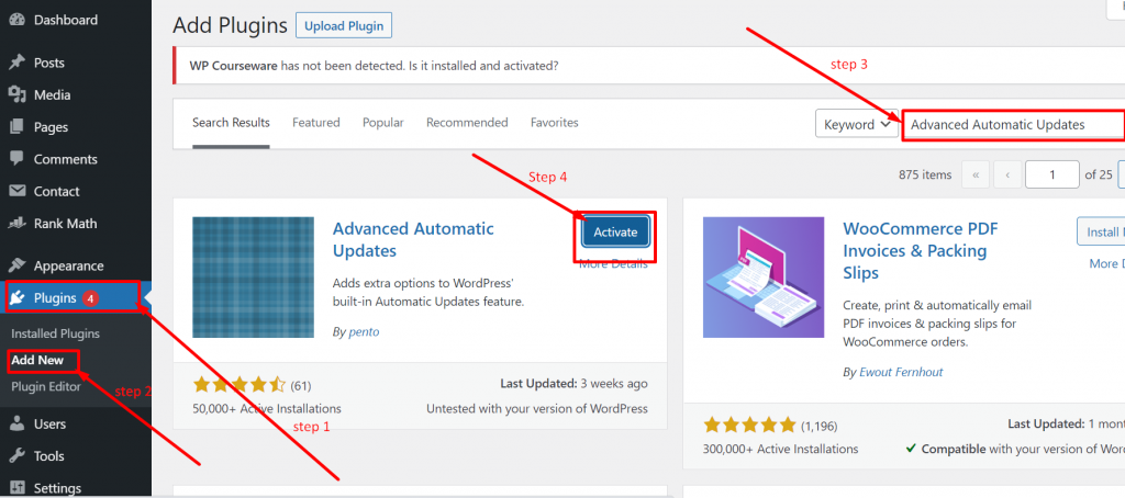Screenshot 7 1 WordPress Automatic Updates: How To Enable & Disable (2022)
