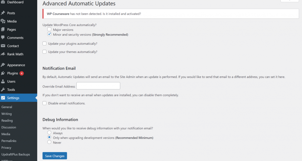 Advanced Automatic Updates