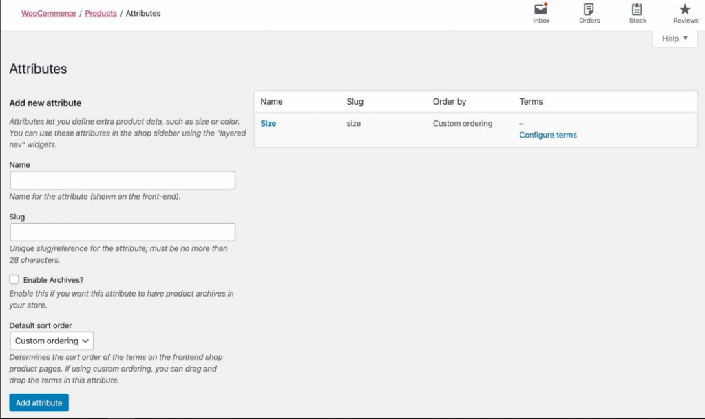 WordPress Permalink Product Attributes