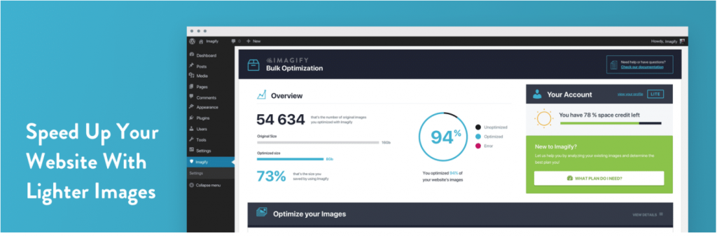 WordPress Performance Plugin: Imagify