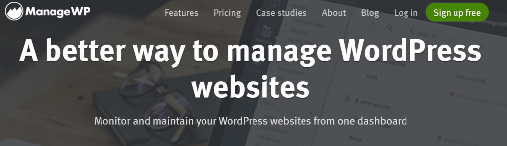 Tools to manage WordPress Sites: ManageWP