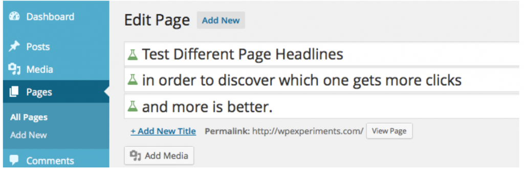 WordPress AB testing plugin: Title Experiments Free