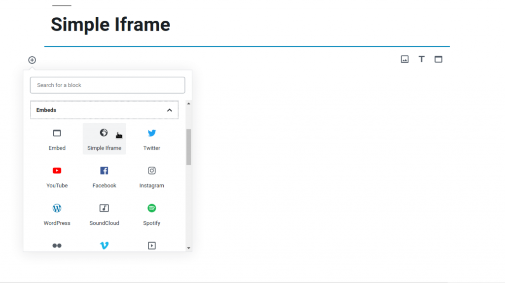 Simple iFrame