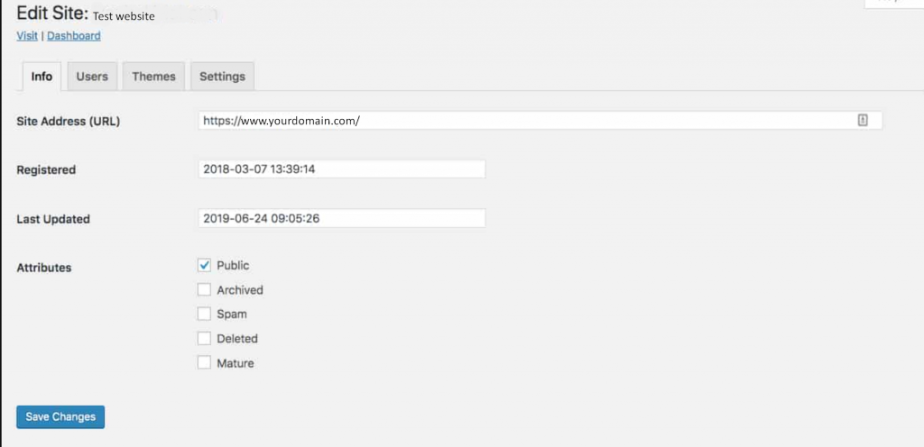 Domain Mapping in WordPress multisite