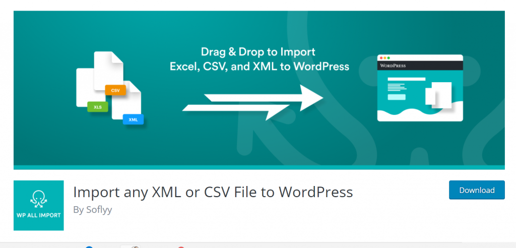 WP all import plugin