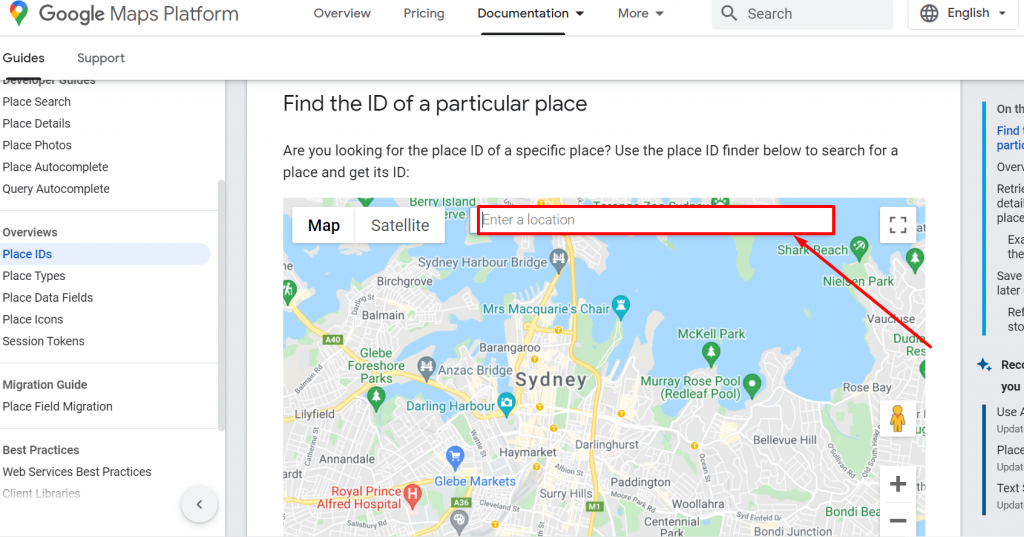 Google Place ID finder
