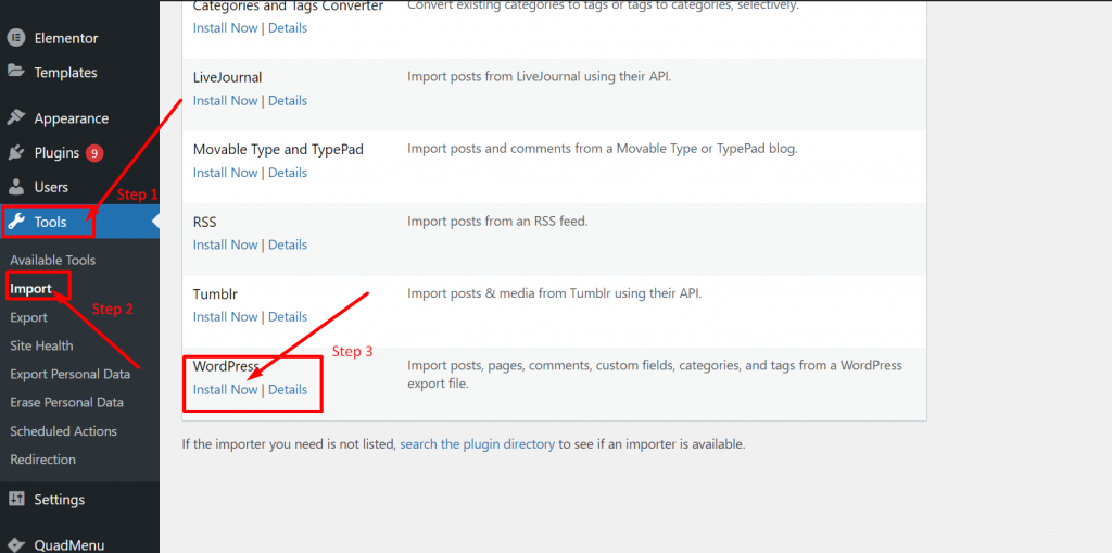 importing webflow files