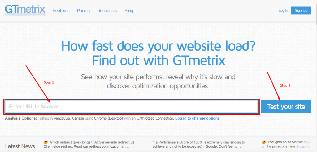 Check Expires header in Gtmetrix