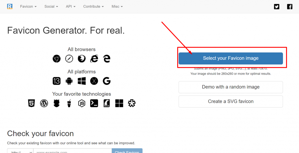 Favicon Generator