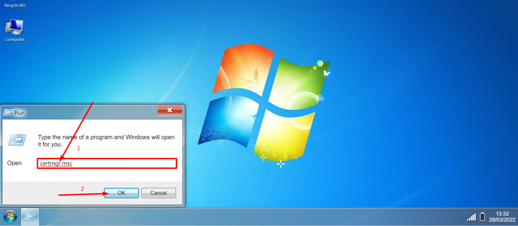 NET::ERR_CERT_DATE_INVALID Windows 7 fix