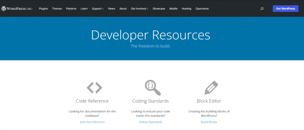 WordPress.org Developer Resources