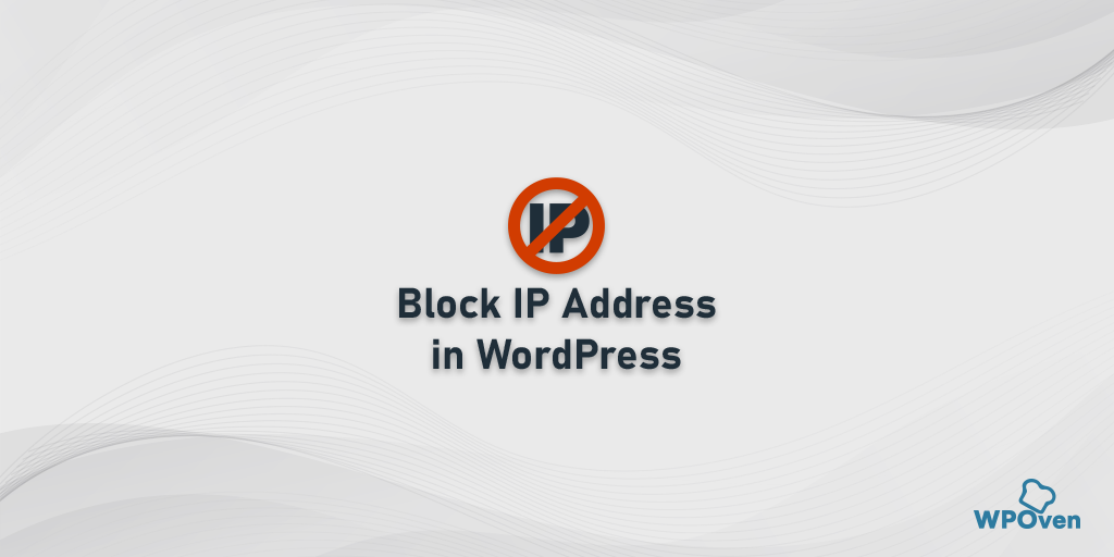 Block IP Address