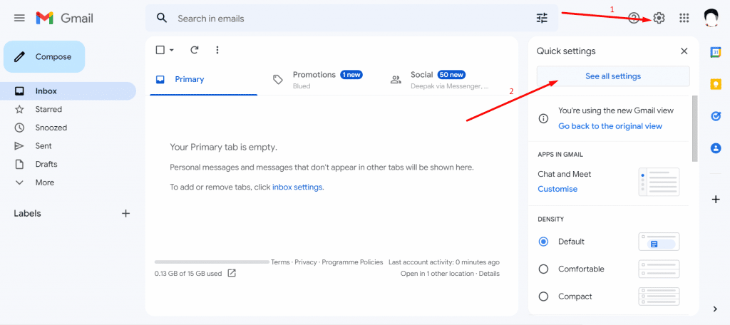Gmail Settings