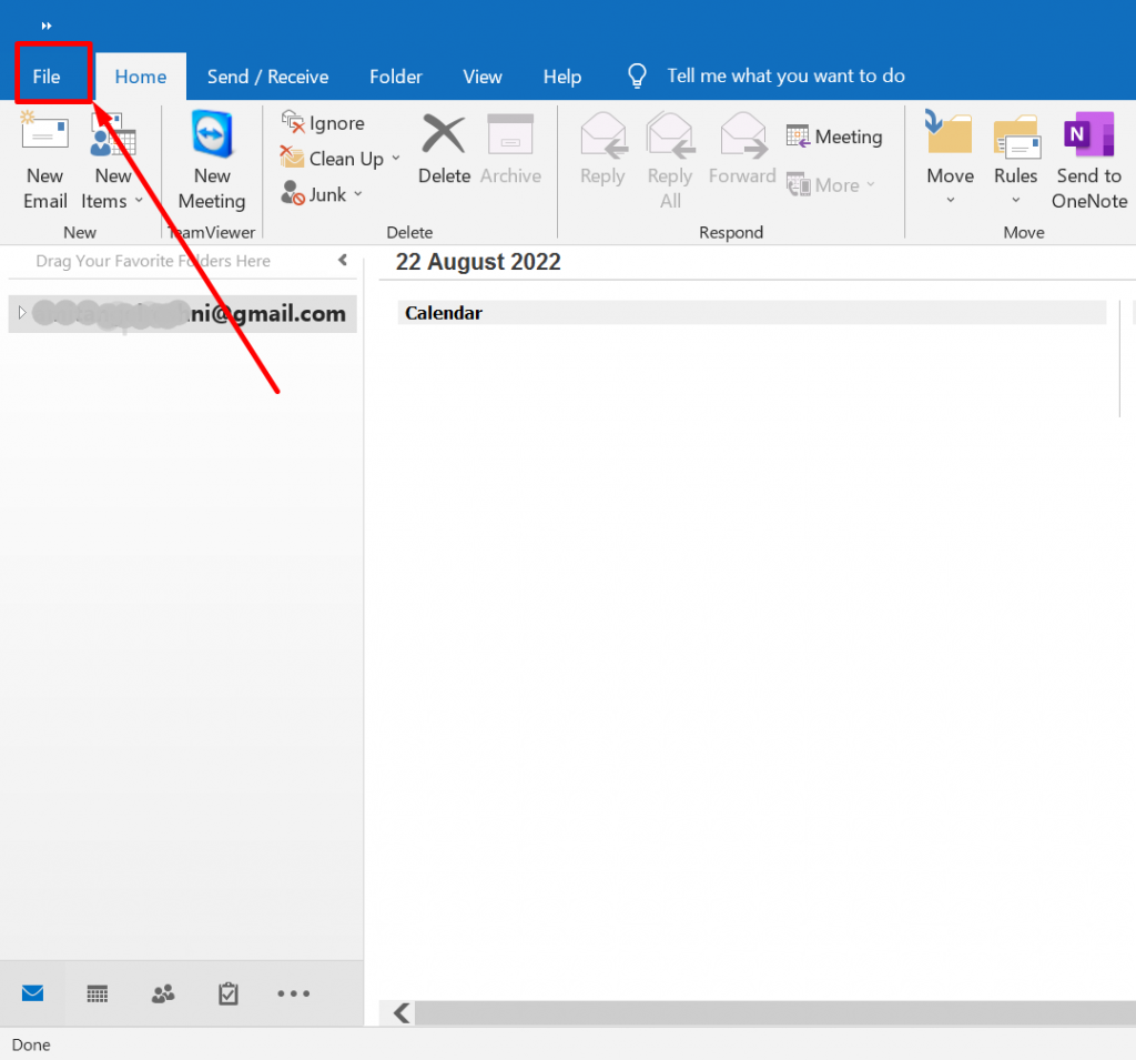 Finding the SMTP Server in Outlook 365 step 2