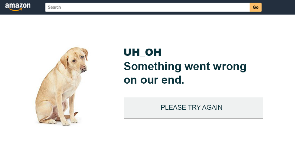 amazon internal server error