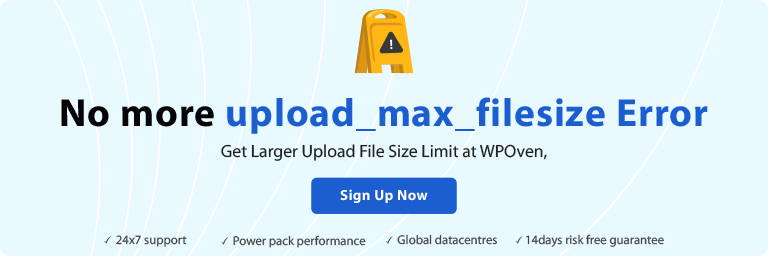 No more upload_max_filesize error