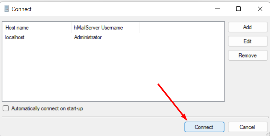 hMailServer Configuration