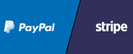 Paypal and Stripe