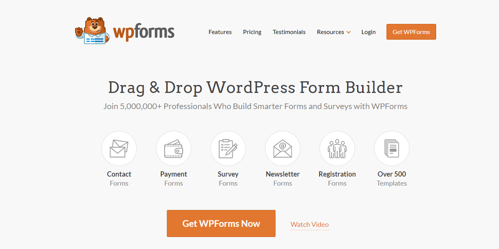 WordPress form plugin WP Forms