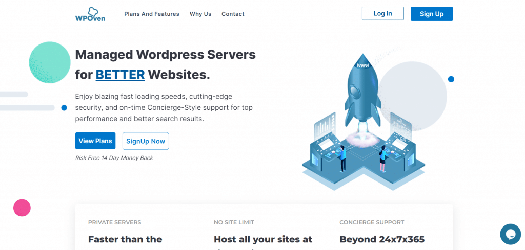 WPOven homepage